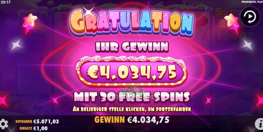 Sugar Rush 1000  Demo & Casino sites