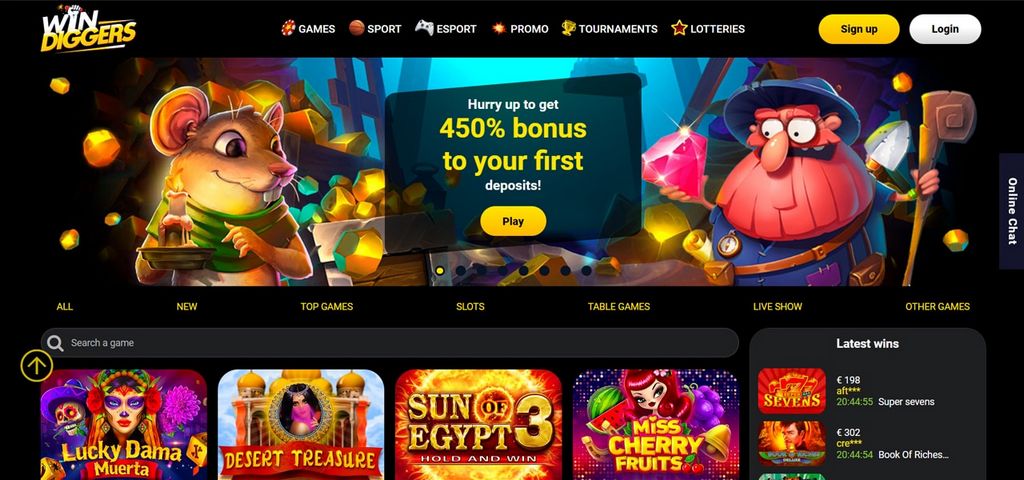 What Makes Win Diggers Online Casino Special?
